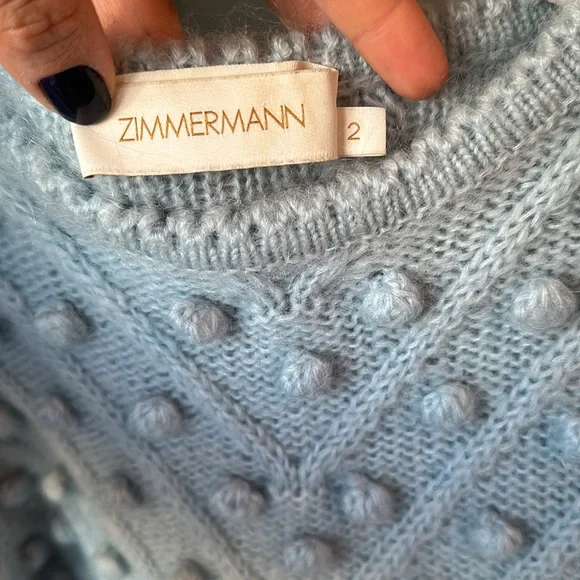 Zimmermann Bauble Sweater baby Blue
